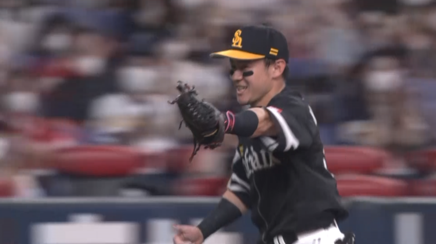 5回裏・H牧原 チームを救うファインプレーを見せる!!