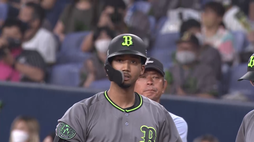 7回裏・B宗 本日猛打賞の大活躍!! ライトへ勝ち越しタイムリーヒット!!