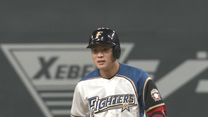 5回裏・F野村 レフトへ勝ち越しとなるタイムリー2ベースヒットを放つ!!