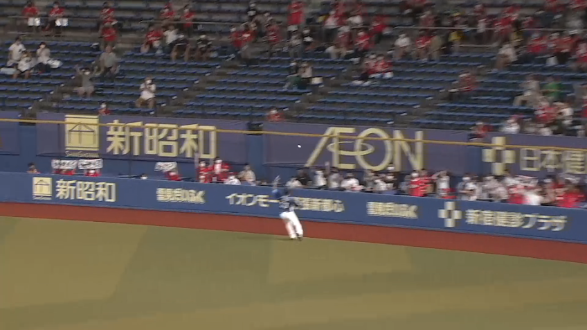 4回裏・Mマーティン フェンス直撃のタイムリー2ベースヒットで先制に成功する!!