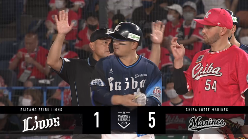 7回表・L森 センターへタイムリヒットを放ち、1点を返す!!