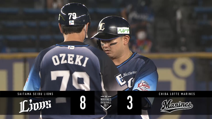 4回表・L森 ライトへのタイムリー2ベースヒットで追加点を奪う!!