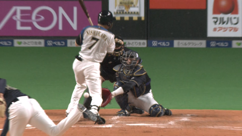 3回裏・F西川 技ありの避け方!!