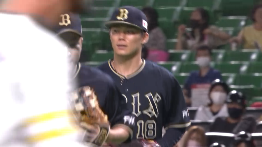 1回裏・B山本 ランナー1,2塁のピンチを招くも初回を無失点に抑える!!