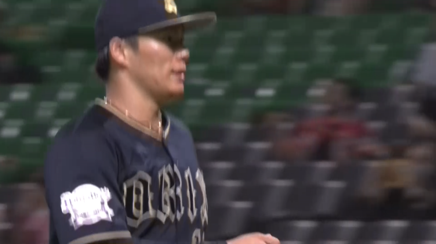 4回裏・B山本 H今宮をカーブでフライに打ち取り、ピンチを切り抜ける!!