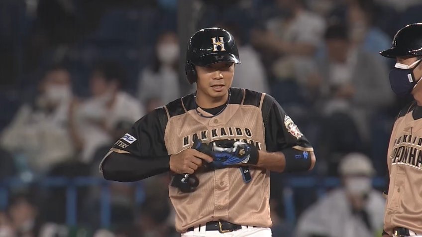 5回表・F中島卓 今季初打点となる勝ち越しのタイムリーヒット!!