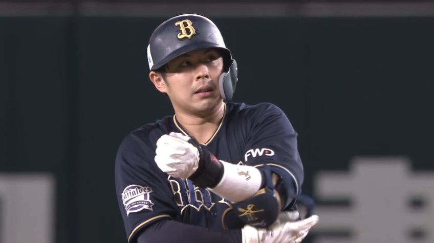 2回表・B若月 取られたら取り返す!! 勝ち越しのタイムリー2ベースヒットを放つ!!
