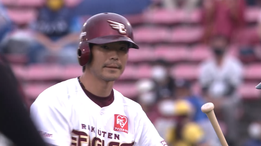 3回裏・E島内 走者一掃!! レフトへのタイムリー2ベースヒットで2点を先制!!