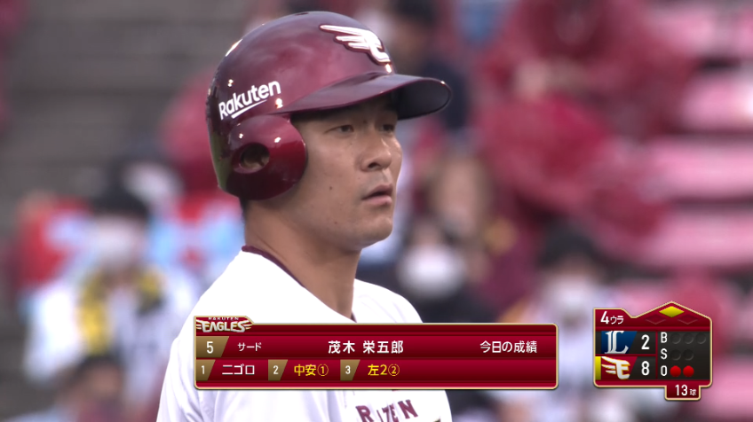 4回裏・E茂木 この回5点の猛攻!! 2打席連続のタイムリーヒットで2点を追加!!