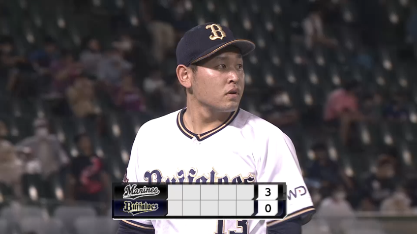 3回表・B宮城 ピンチを迎えるも三振を奪い切り抜ける!!