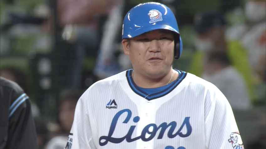 3回裏・L中村 5試合連続打点!! センターへ先制のタイムリーヒットを放つ!!