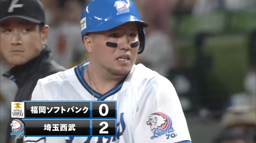 3回裏・L山川 レフトへタイムリーヒットを放ち、1点を追加する!!