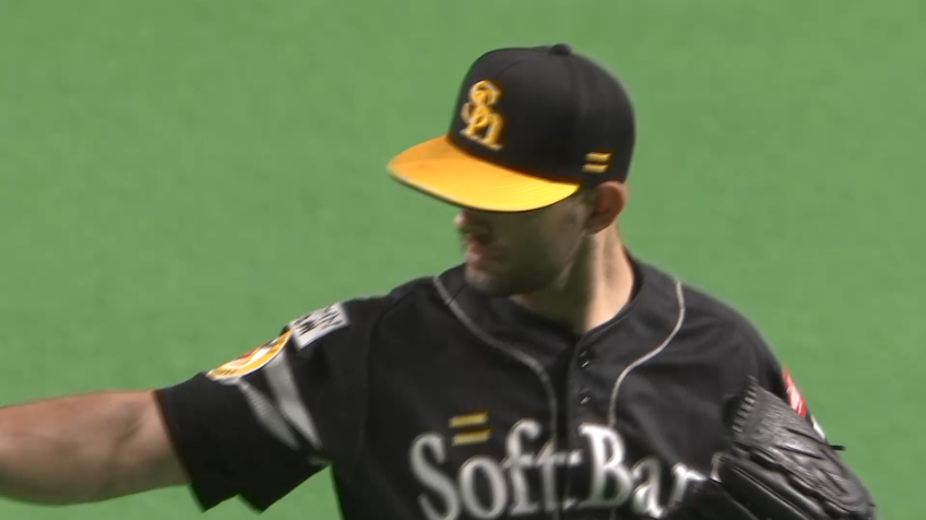 2回裏・Hマルティネス ノーアウト満塁のピンチを無失点に抑える好投!!