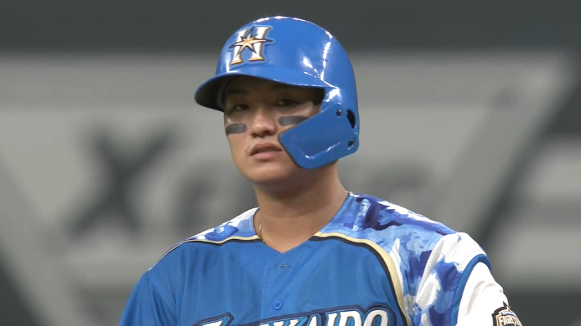 7回裏・F佐藤 右中間を破る2ベースヒットで28イニングぶりの得点!!