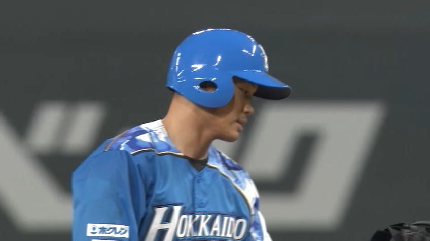 1回裏・F王 球団タイ記録となる1イニング11得点目の2点タイムリー2ベースヒット!!