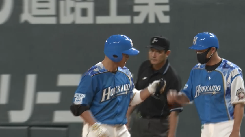 2回裏・F王 3打席連続のタイムリーヒットで序盤から大暴れ!!