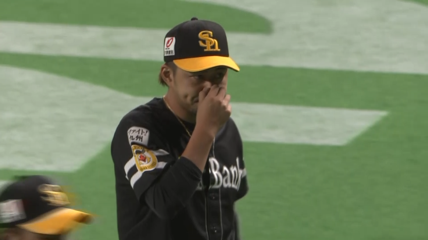 3回裏・H古谷 悪い流れを断ち切れるか!! 3者凡退の好リリーフ!!