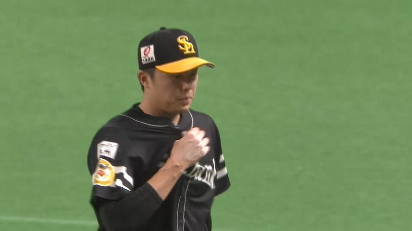 8回裏・H田中 無失点の好リリーフ!!
