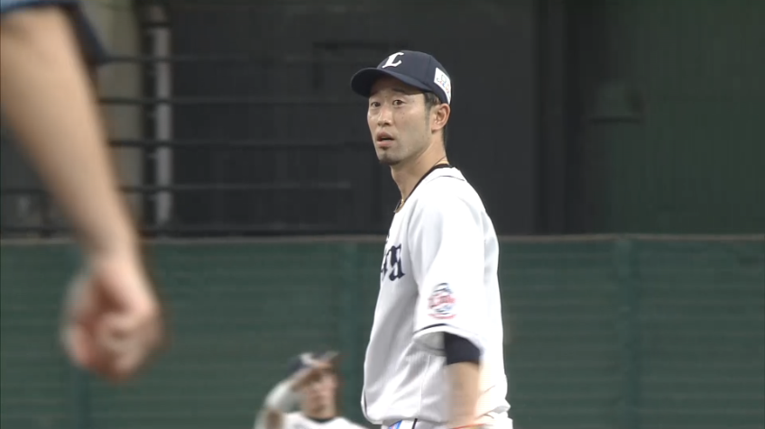 6回表・L外崎 華麗なダブルプレーで好投に応える!!