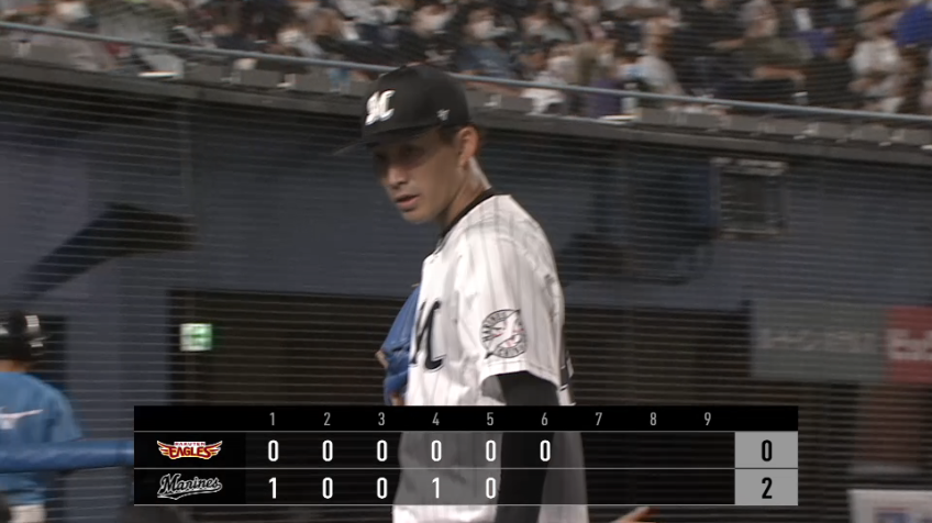 6回表・M小島 E辰己をファーストゴロに打ち取りこの回も3者凡退!!