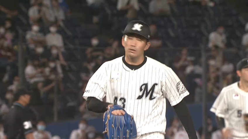 7回表・M小島 E茂木から空振り三振を奪う!! 毎回奪三振の好投を続ける!!