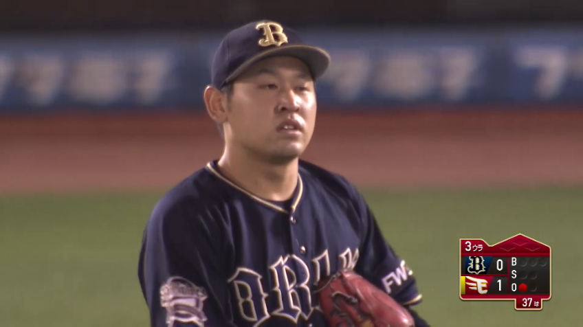 3回裏・B宮城 アウトコースいっぱいに決まるボールで見逃し三振を奪う!!