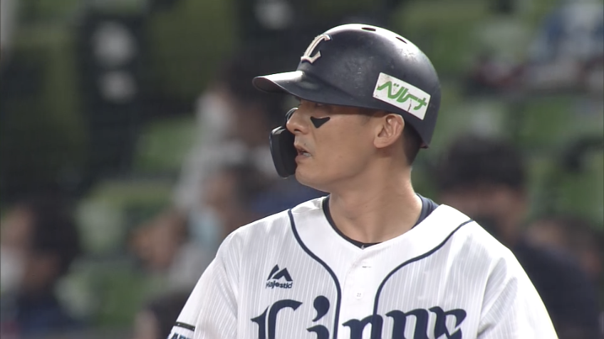 3回裏・L栗山 甘い球を逃さないバッティングで追加点を挙げる!!