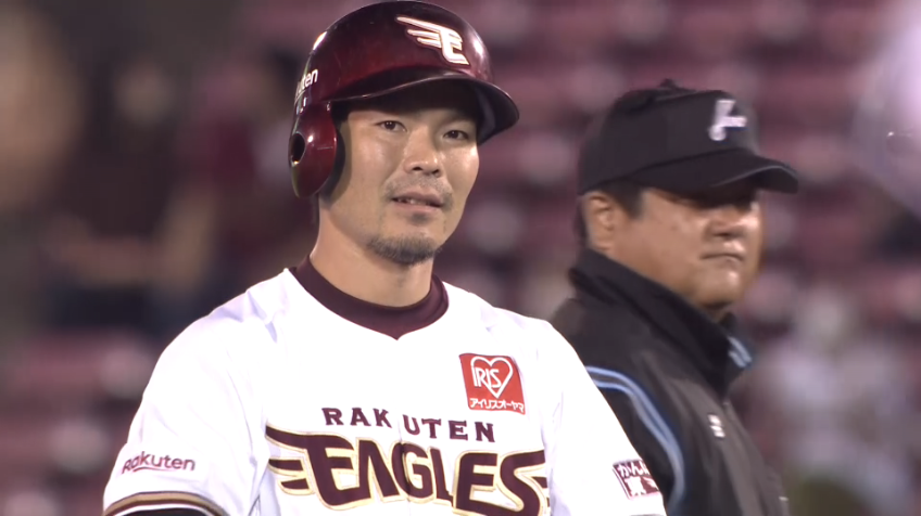5回裏・E島内 打点王独走中!! 今季83打点目はライトへのタイムリー2ベース!!