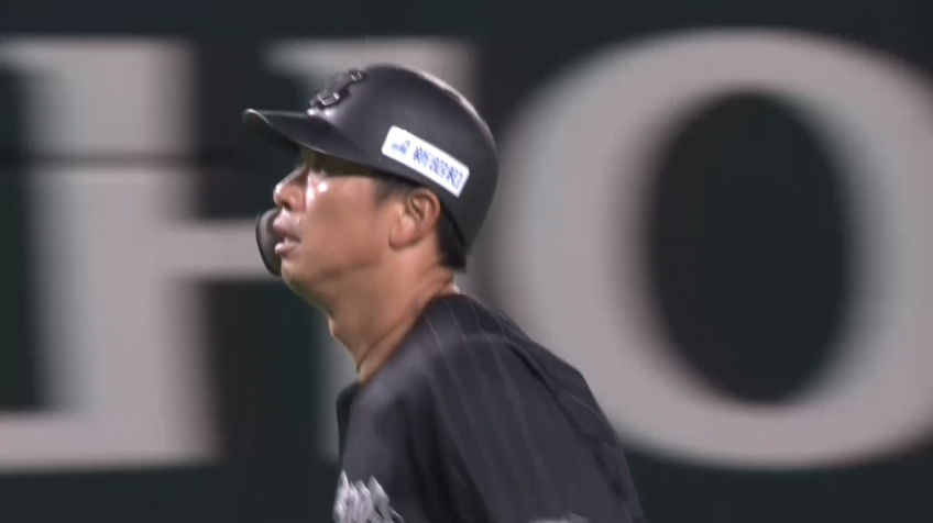 7回表・M角中 勝ち越しとなるタイムリー2ベースヒットを放つ!!
