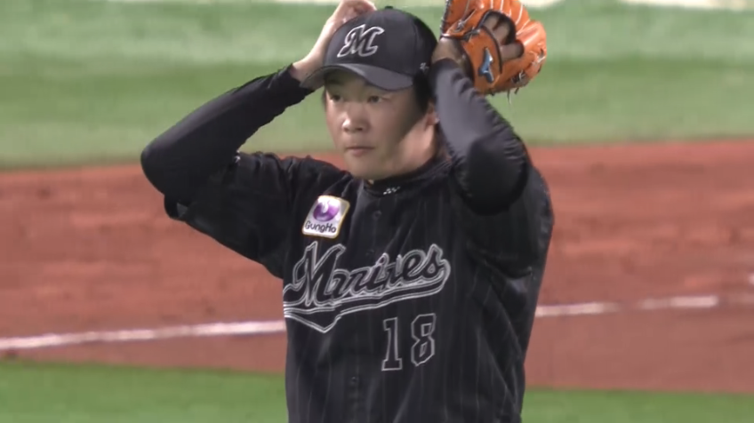 2回裏・M二木 抜群のコントロールで打者を翻弄!! 3球勝負で見逃し三振!!