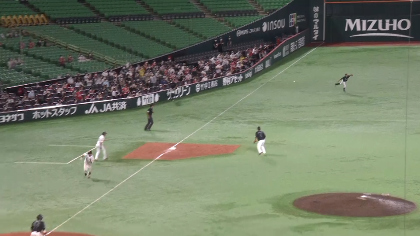 9回裏・M荻野貴 首位の意地!! サヨナラを阻止する完璧な返球!!
