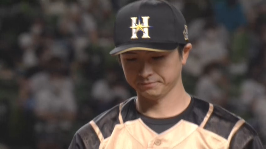8回裏・F上沢 130球を超える熱投!! ピンチの場面を迎えるも三振で切り抜ける!!