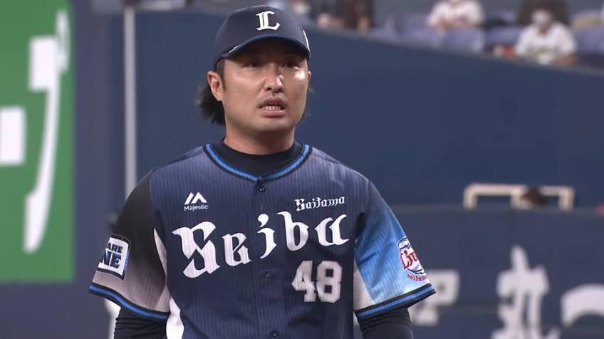 7回裏・L武隈 見逃し三振を奪いピンチを切り抜ける!!