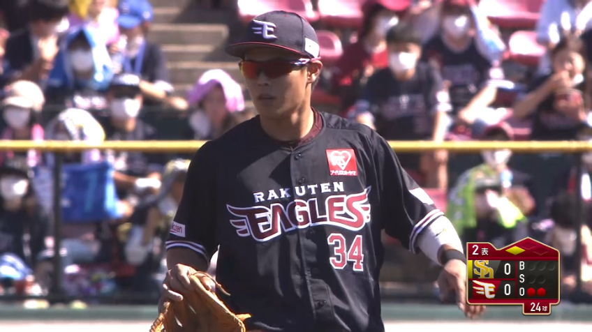 2回表・E山崎剛 ピンチの場面で投手を救うダブルプレー!!