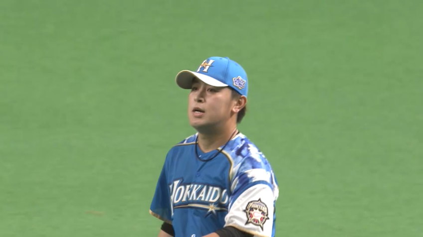 5回表・F河野 5回まで被安打2無失点のナイスピッチング!!