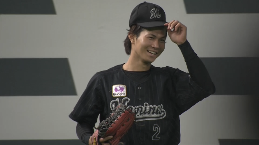 7回裏・M藤原 守備でも魅せる!! フェンス激突のジャンピングキャッチ!!
