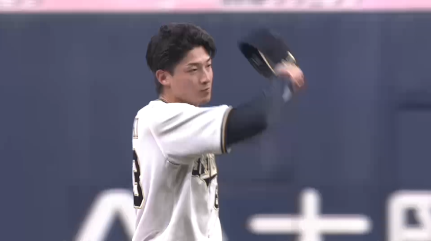 2回表・B山﨑颯 勢いのある直球で空振り三振を奪う!!