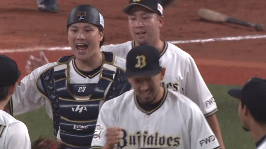 9回表・B平野 センターフライに打ち取り、勝利する!!