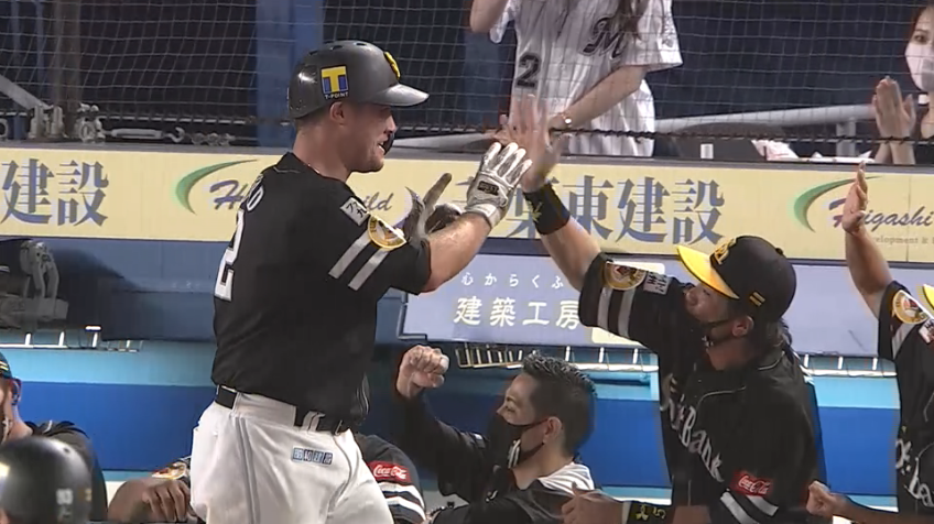7回表・Hリチャード レフトスタンド中段に飛び込む第4号ソロホームラン!!