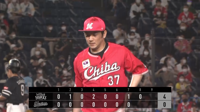 8回表・M小野 無死からピンチを背負うも三振を奪い無失点で切り抜ける!!