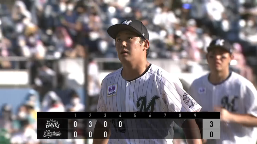 4回表・M鈴木 空振り三振を奪いピンチを凌ぐ!!