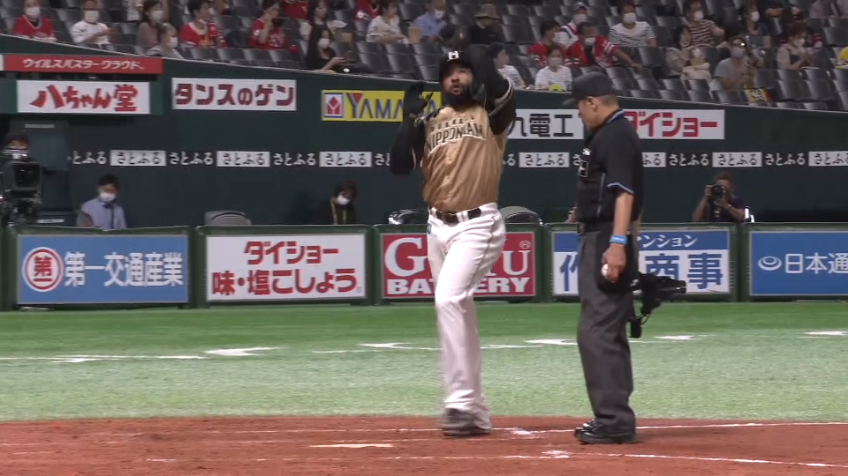 5回表・FR.ロドリゲス 完璧な一発!! 今季第4号の先制ホームラン!!