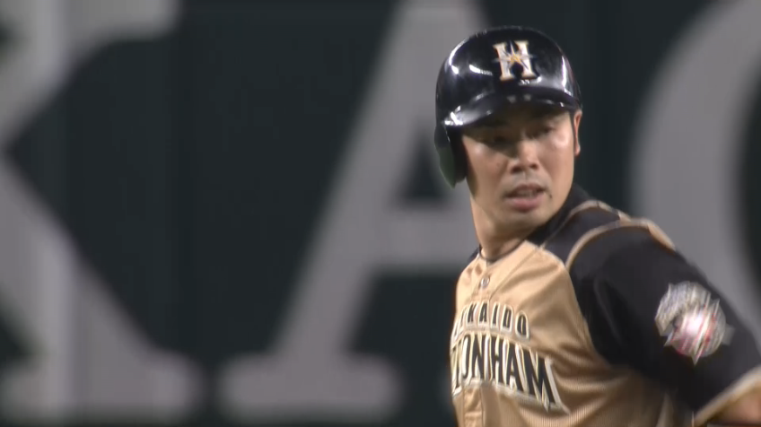 6回表・F近藤 センターの頭上を越えるタイムリー2ベースヒットを放ち点差を縮める!!