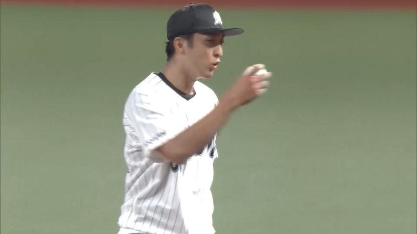 4回裏・M河村 1アウト2,3塁のピンチを無失点で切り抜ける好投を見せる!!