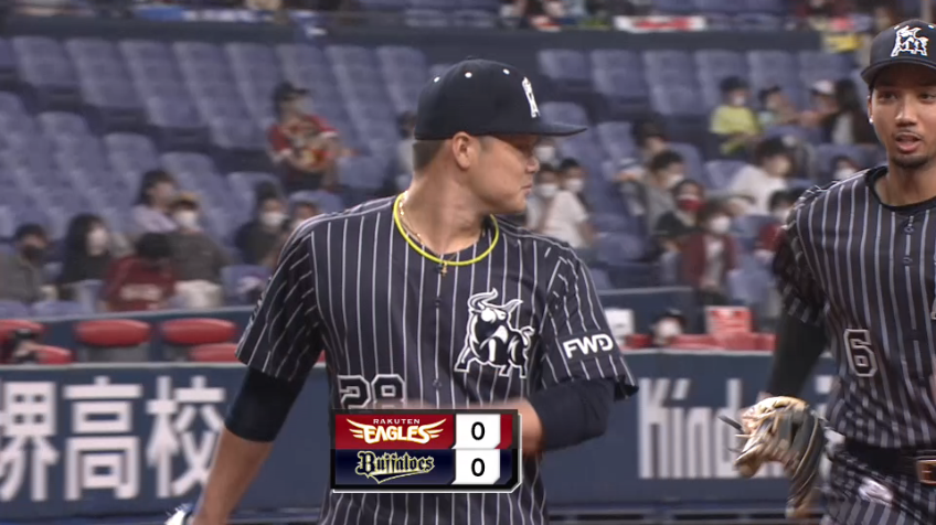 7回表・B富山 この回を7球で終わらせる好リリーフ!!