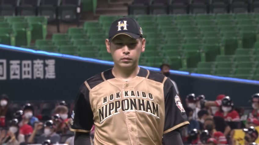 2回裏・F加藤 ピンチの場面を空振り三振に抑える!!