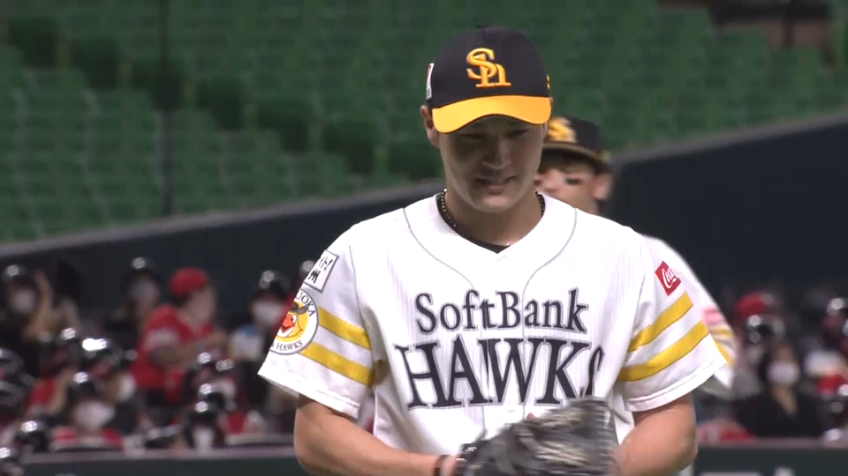 4回表・H笠谷 3者連続三振の見事なピッチングを見せる!!