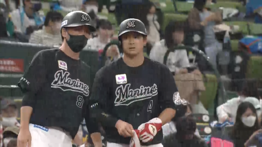 7回表・M藤岡 本日3安打目は走者一掃のタイムリー3ベース!!
