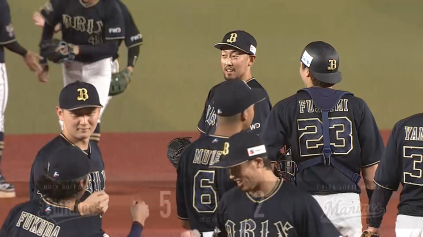 9回裏・B平野佳 ピンチを迎えるも無失点!! ベテランの投球で試合を締めくくった!!