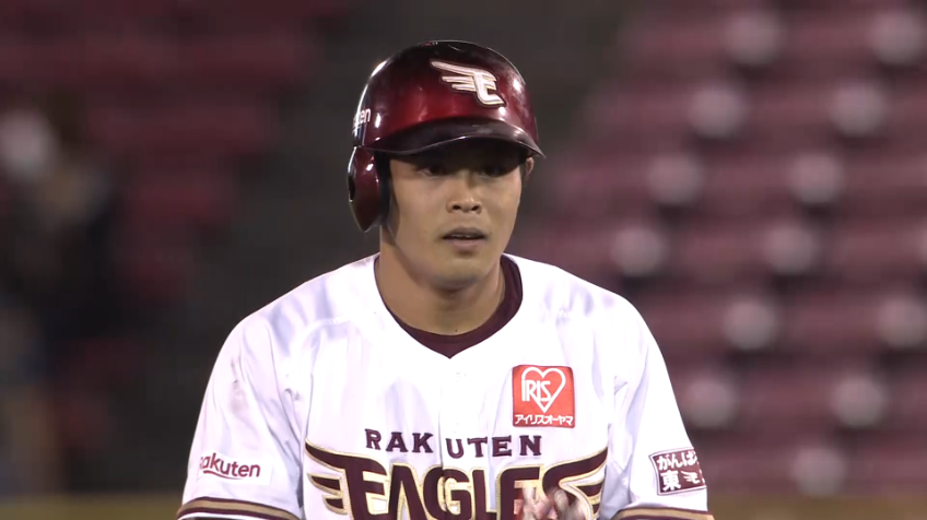 1回裏・E山崎 自慢の足を活かし2塁をもぎ取るバッティング!!